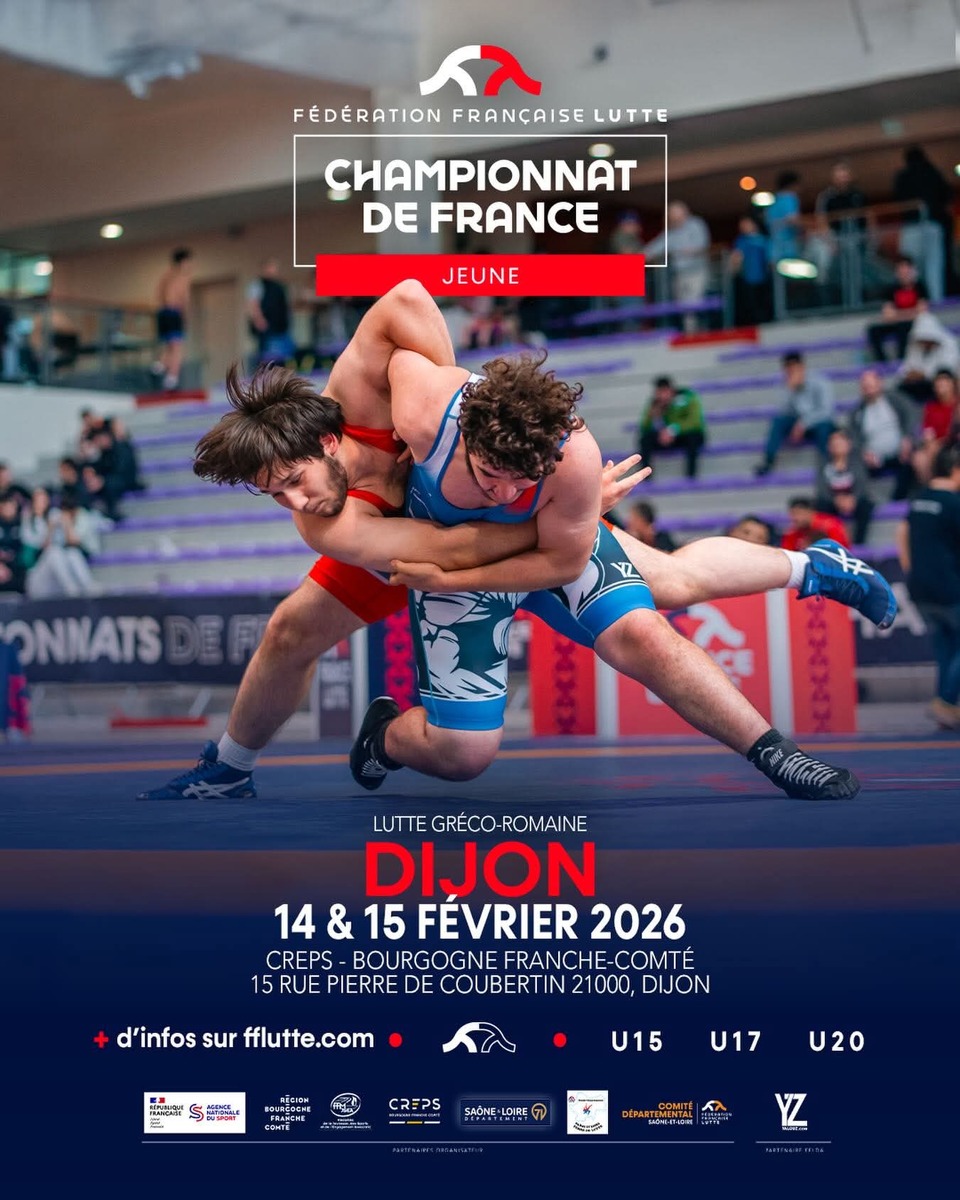 CHAMPIONNATS DE FRANCE GRÉCO U15 U17 U20 2026