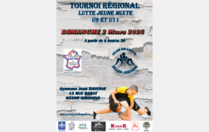 TOURNOI REGIONAL U9-U11 LUTTE JEUNE MIXTE