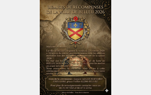 REMISES DE RÉCOMPENSES DE LA VILLE DE BELLEU 2026